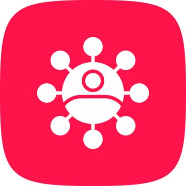 Ağ basit simgesini, vektör çizim