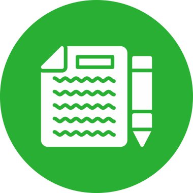 Belge. Web simgesi basit tasarım