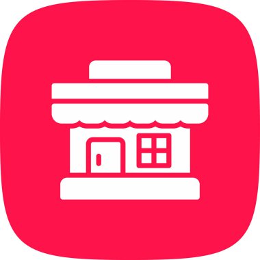 Perakende Basit Simge, Vektör İllüstrasyonu