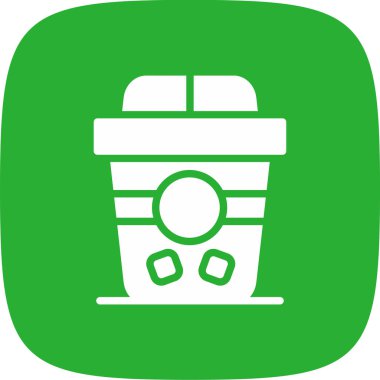 Doner Kebap basit simgesi, vektör illüstrasyonu