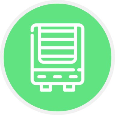 Hava Arındırıcı Hat Çemberi Basit Simge, Vektör Resimleri