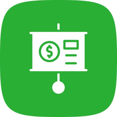 İş Stratejisi Basit Simge, Vektör İllüstrasyonu