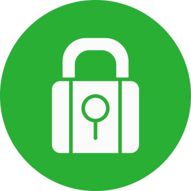 kilitle vektör simgesi modern illüstrasyon