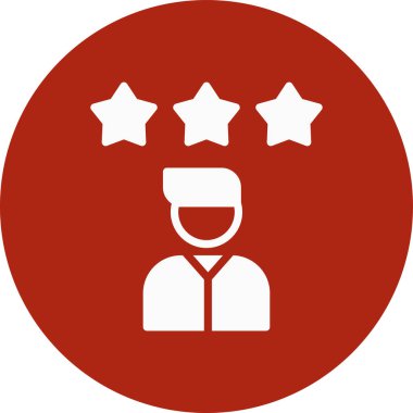 derecelendirme vektör illüstrasyonu, simge element arkaplanı