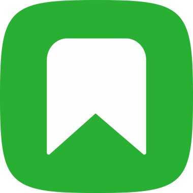 Defter İşareti Basit Simge, Vektör İllüstrasyonu