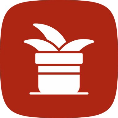 bitki simgesi vektör illüstrasyonu