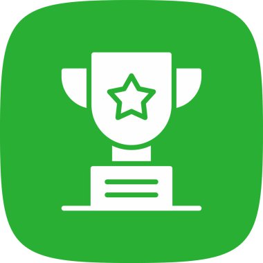 Kupa basit simgesi, vektör çizim