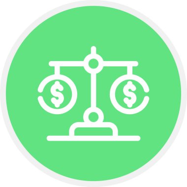 Fiyat Çizgisi Çemberi Basit Simge, Vektör Resimlerini Karşılaştır