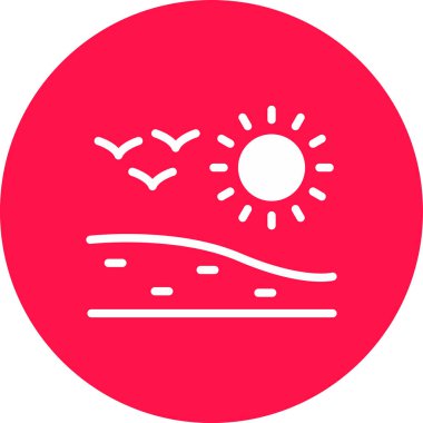 Modern simgenin vektör illüstrasyonu