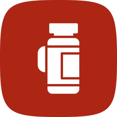 Kişisel ve ticari kullanım için şişe vektör simgesi simgesi vektör çizimi..