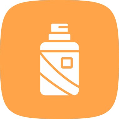 Saç spreyi Simgesi Basit, Vektör İllüstrasyonu