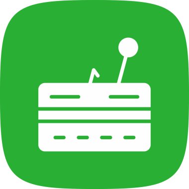 Banka Sahtekarlığı Basit Simge, Vektör İllüstrasyonu