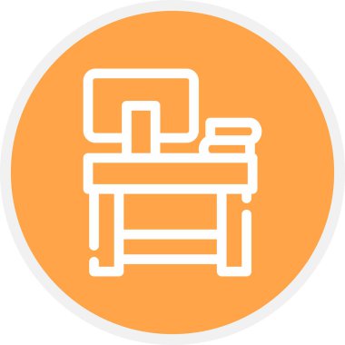 Çağrı Merkezi Satır Çemberi Basit Simge, Vektör Resimleri