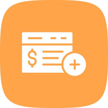 Banka Hesabı Basit Simge, Vektör İllüstrasyonu