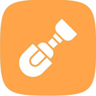 basit kutsal kişilerin resmi, vektör çizim kürek