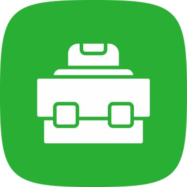 Evrak Çantası'nı basit simgesi, vektör çizim