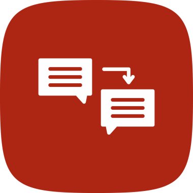 Konuşma baloncukları simge vektörü