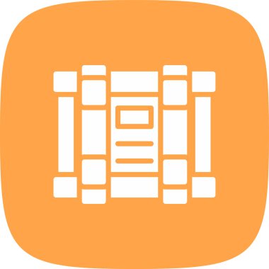 Sandık basit simgesi, vektör illüstrasyonu