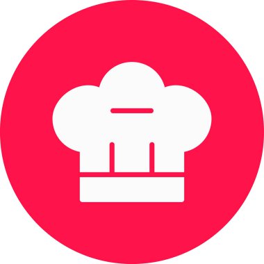 Toque Basit Simgesi, Vektör İllüstrasyonu