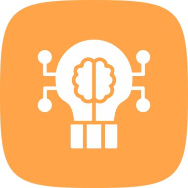 Derin Öğrenme Simgesi, Vektör İllüstrasyonu