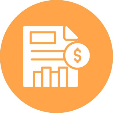 Dolar. Web simgesi basit tasarım