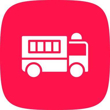 Polis Van Simgesi, Vektör İllüstrasyonu