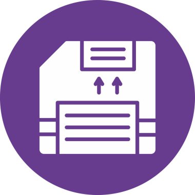 Dosya biçim simgesinin vektör illüstrasyonu