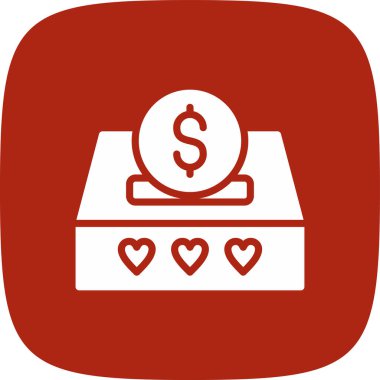 Madeni Para Simgesi, Vektör İllüstrasyonu