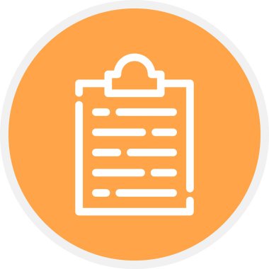 Pano Satırı Çemberi Basit Simge, Vektör Resimleri