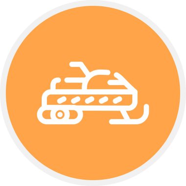 Kar Modülü Çizgisi Çemberi Basit Simge, Vektör Resimleri