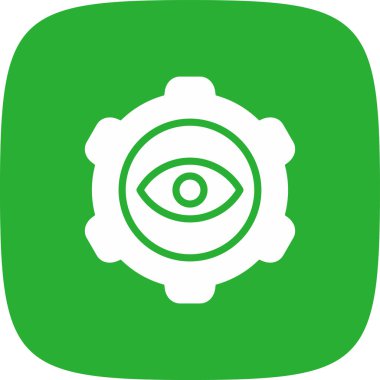 Göz Ayarları Basit Simge, Vektör İllüstrasyonu