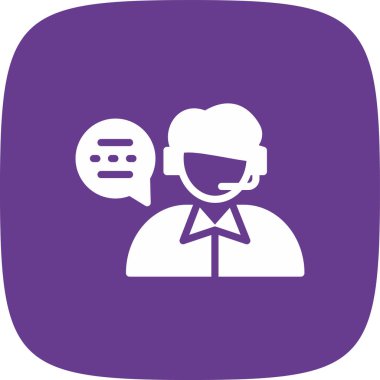 Basit simge, vektör illüstrasyonunu destekle