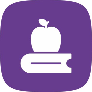 elma simgesi, vektör illüstrasyonu