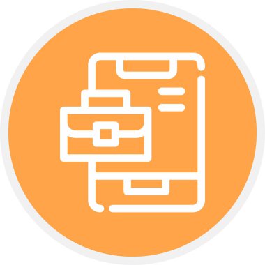 İleti Satırı Çemberi Basit Simge, Vektör İllüstrasyonu