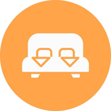 Seyahat simgesinin vektör illüstrasyonu