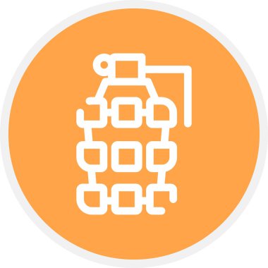 El bombası Çizgisi Çemberi Basit Simge, Vektör Resimleri