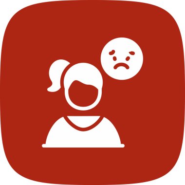 Uygunsuz Basit Simge, Vektör İllüstrasyonu