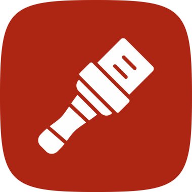 El Bombası Basit Simgesi, Vektör İllüstrasyonu