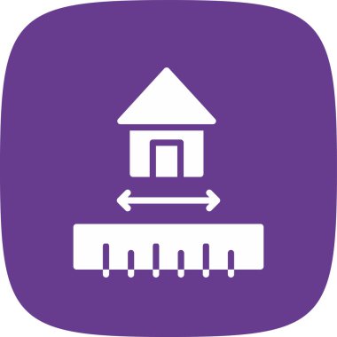 Basit Simge, Vektör İllüstrasyonunu Ölç