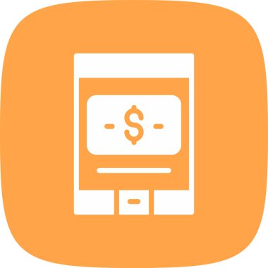 Dolar işareti simgesi, vektör çizimi