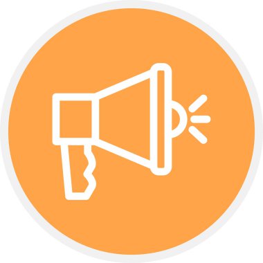 Açıklama Satırı Çemberi Basit Simge, Vektör İllüstrasyonu