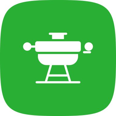 Basit ızgara simgesi, vektör illüstrasyonu