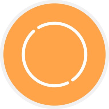 Çember Çizgisi Çemberi Basit Simge, Vektör ResmiComment