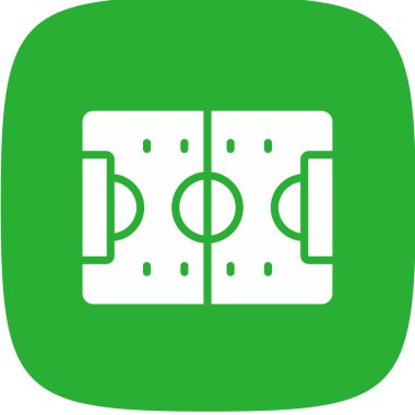 Projeniz için vektör futbol simgesi
