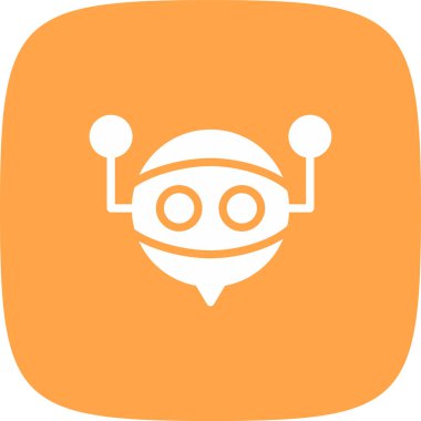 Sanal Yardımcı Simge, Vektör İllüstrasyonu