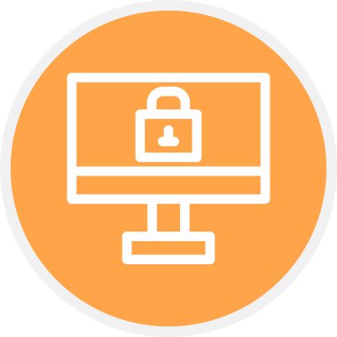 Satır Çemberi Basit Simgesi, Vektör Resimleri