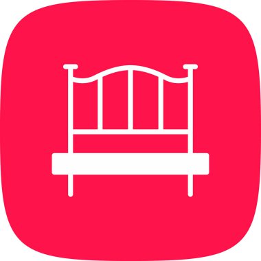 Bench Basit Simgesi, Vektör İllüstrasyonu