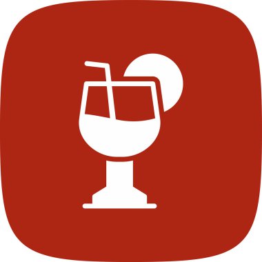 Poinsettia Basit Simge, Vektör İllüstrasyonu