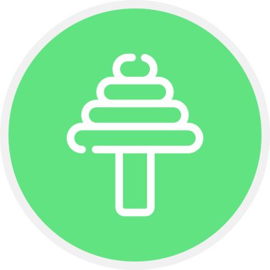 Sınır Adım Matkap Çizgisi Çemberi Basit Simge, Vektör Resimleri