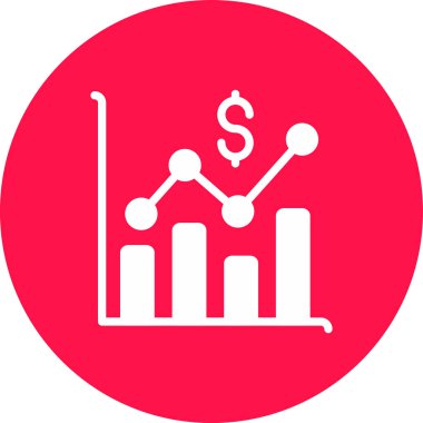 grafik simgesinin vektör illüstrasyonu